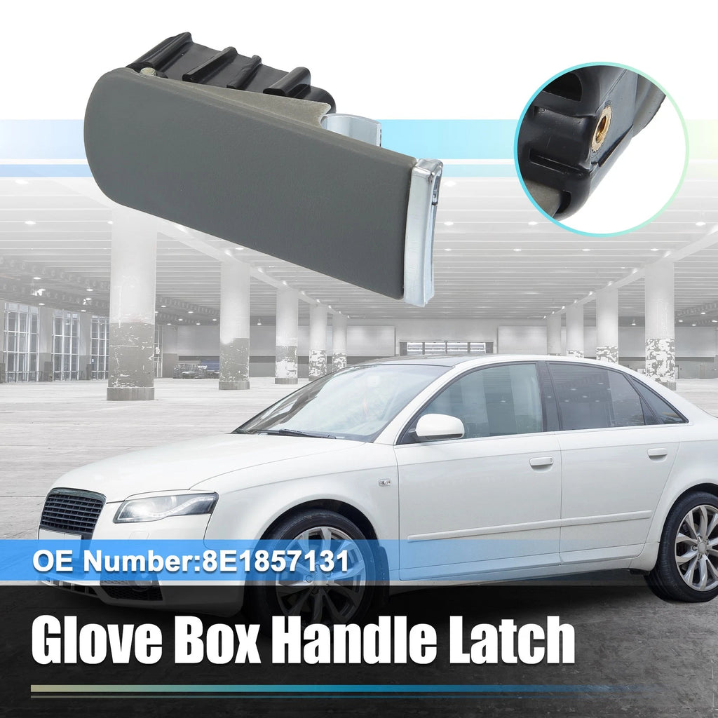 Glove Box Latch Handle Replacement for Audi A4 B6 B7 (2002–2007) Gray