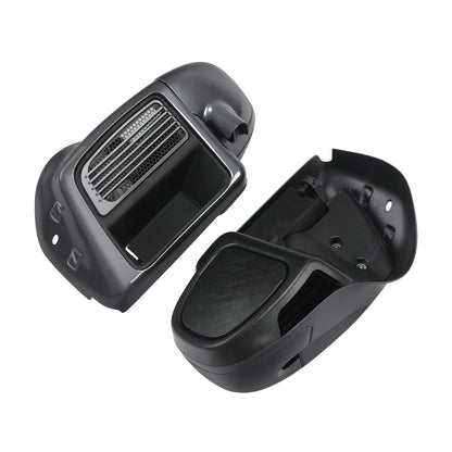 Lower Vented Fairings for Harley Electra Glide (2014–2023) Gauntlet Gray Metallic