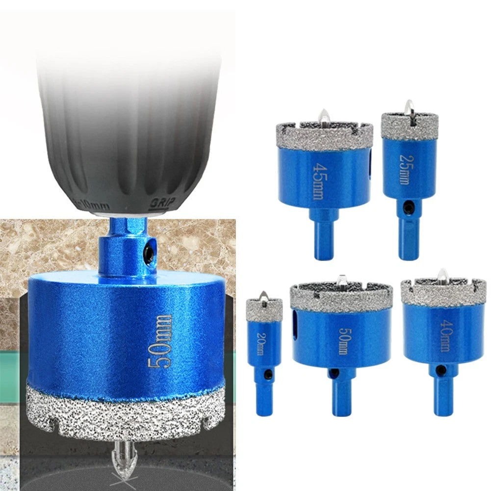 Diamond Coated Brazed Drill Bits for Faster Drilling in Granite