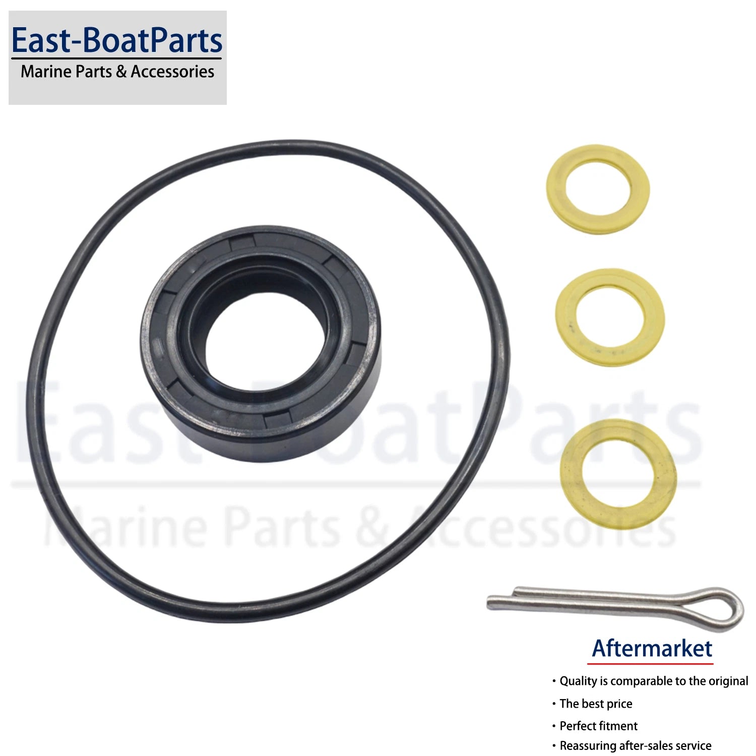 Lower Unit Gearcase Oil Seal Kit for Mercury Outboard F8 F9.9 F10 F15 F20 (N/A)