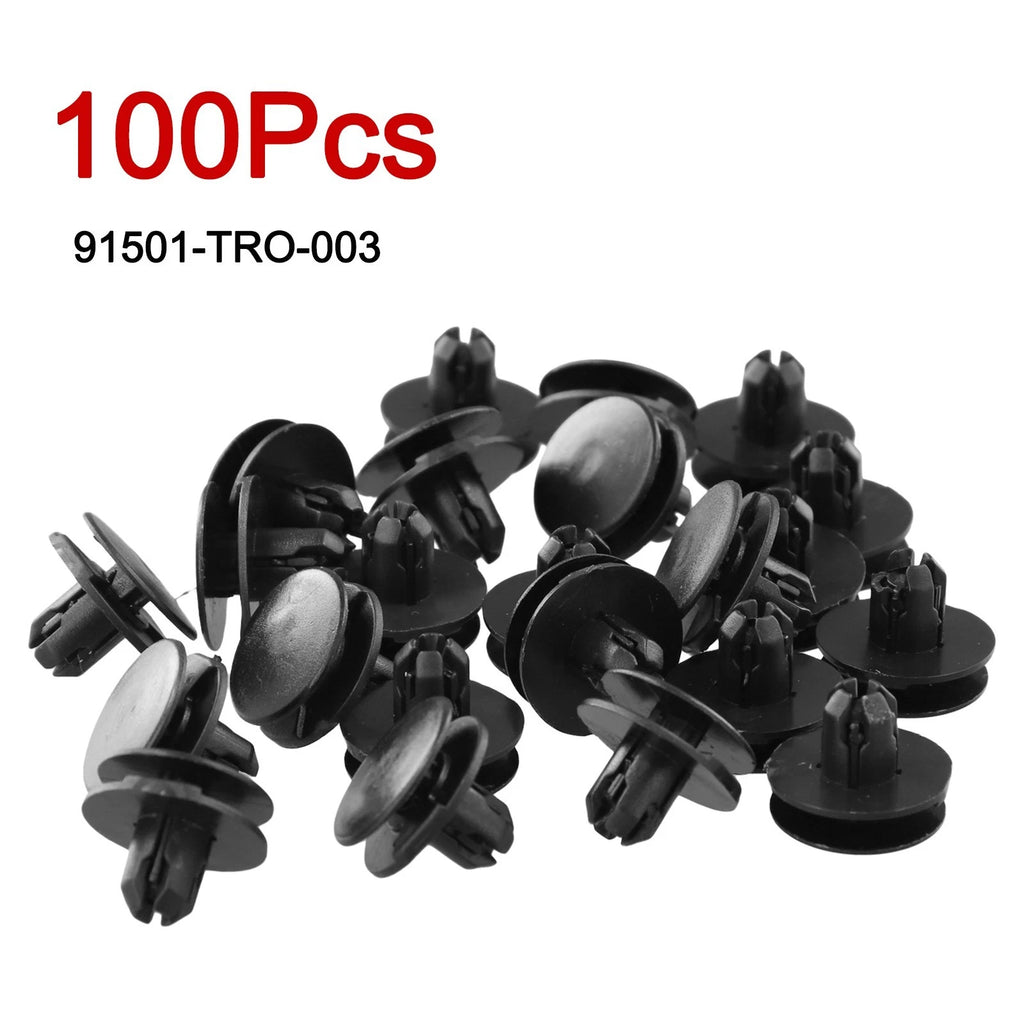 100pcs Clips Rivet Retainers for (91501-TRO-003)