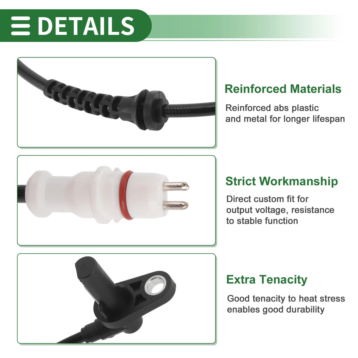 ABS Wheel Speed Sensor No. 8200186294 for Renault Kangoo (2002–2021)