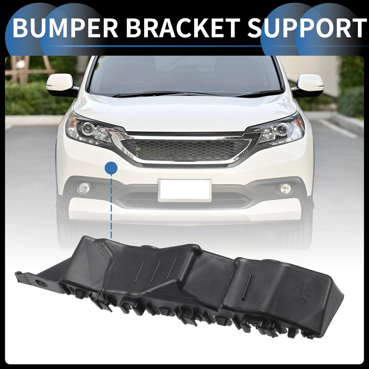 Right Front Bumper Retainer Bracket Replacement for Hyundai Elantra (2021–2023)