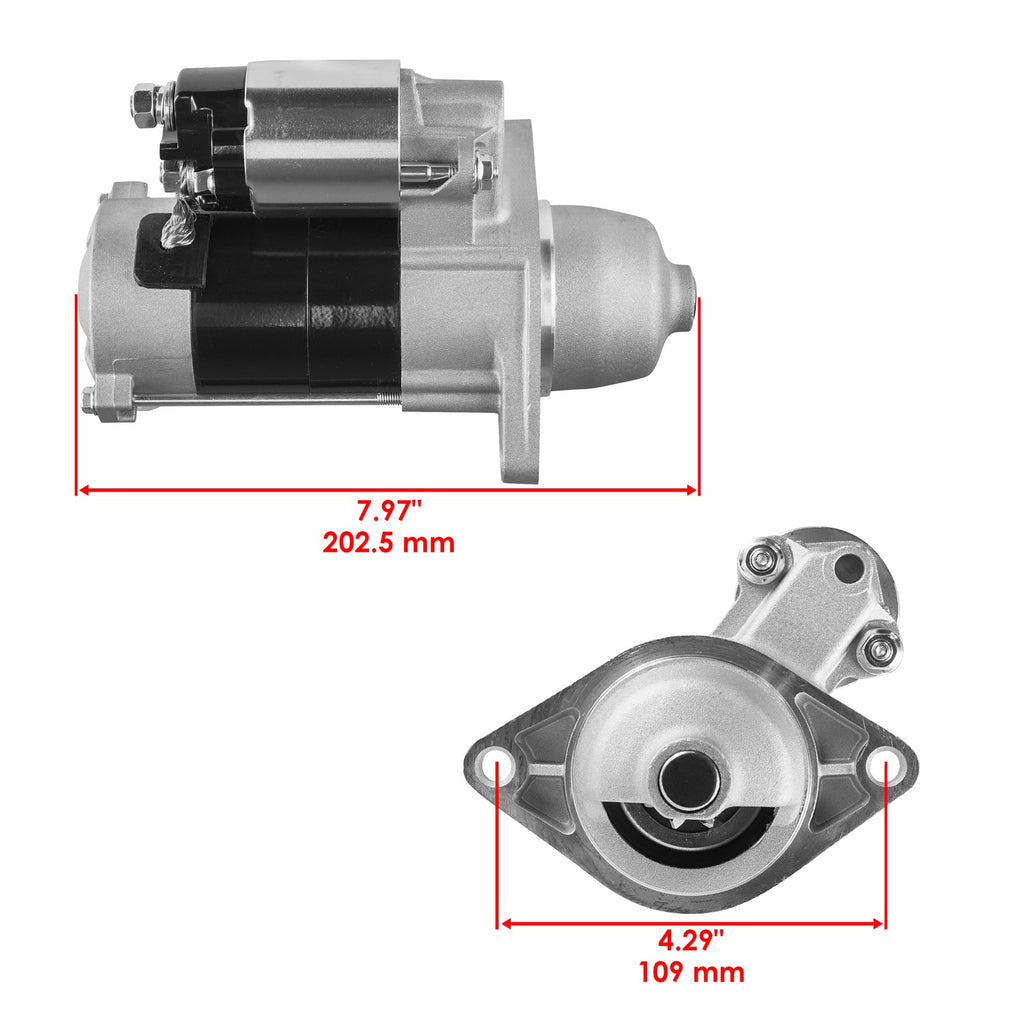Starter Replacement for Kubota GZD21 G18 D1005 (2000–2007)
