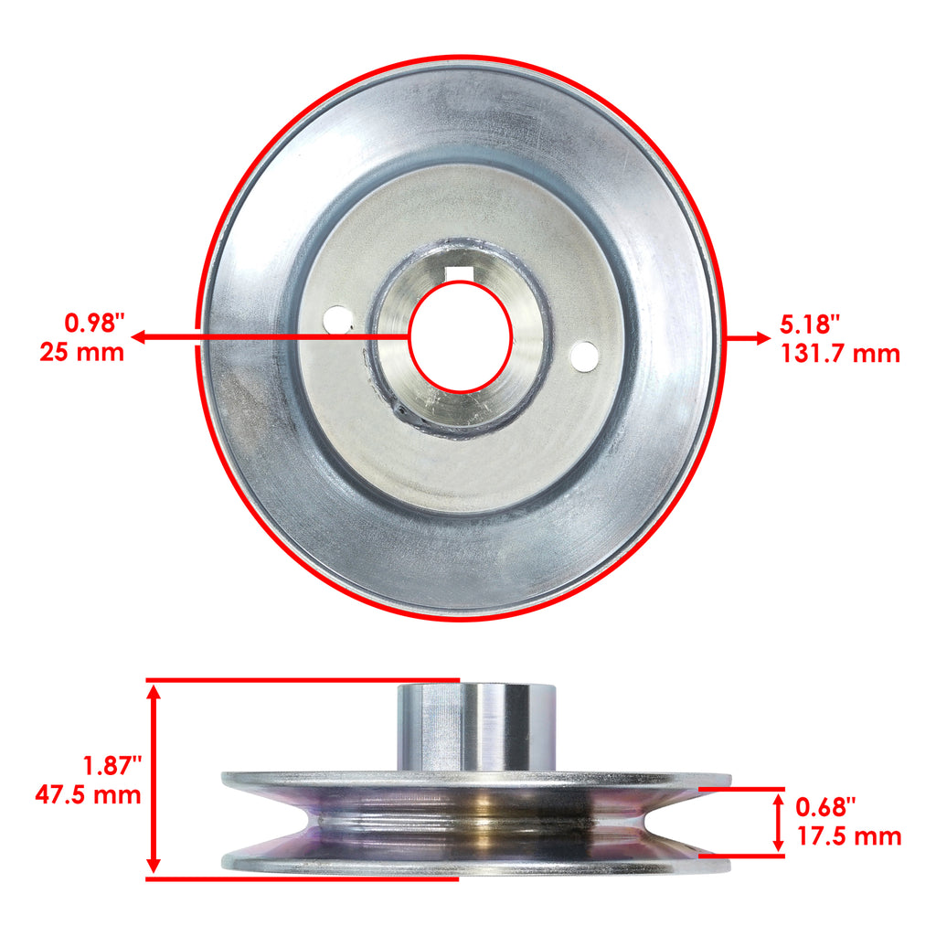 Deck Spindle and Pulley Replacement for Scag Freedom Z 48 in (2019–2024)