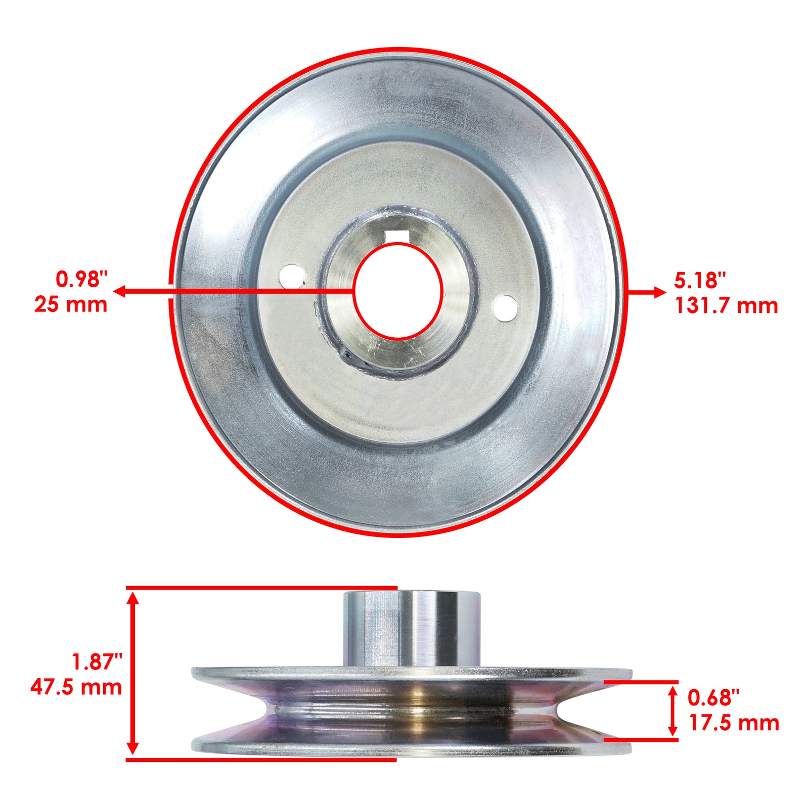 Deck Spindle and Pulley Replacement for Scag Freedom Z 48 in (2019–2024)