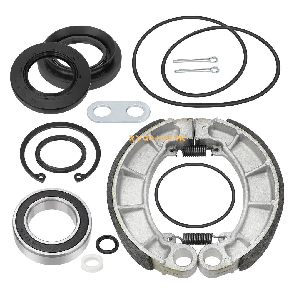 Rear Brake Drum Bearing Seal Shoe Pin Kit for Honda Rancher 420 TRX420 (2007–2013)