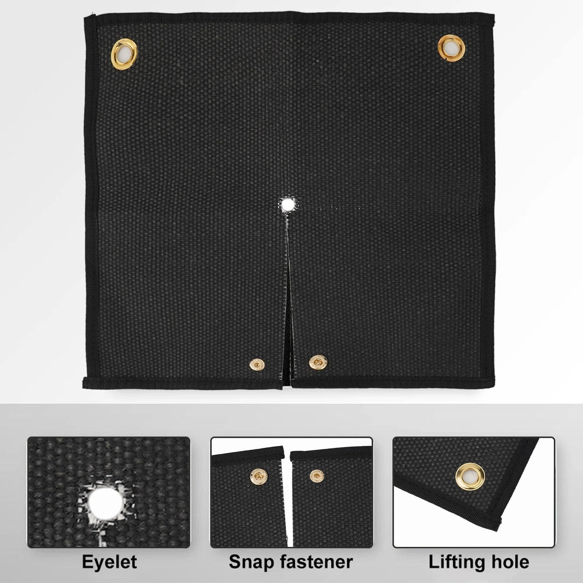 Fireproof Welding Blanket with Cut Out Opening - Heat Resistant