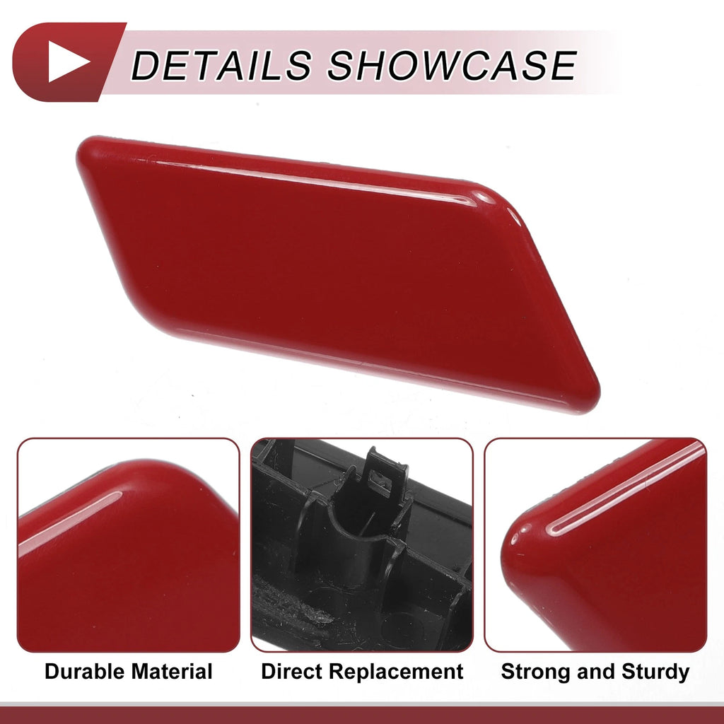 Front Right Washer Nozzle Cover Cap for Subaru Outback (2015–2017) Red