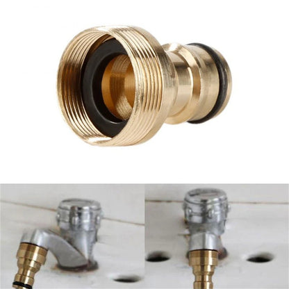 Brass Faucet Tap Quick Connector G3/4 for Hose Pipe Adapter Fitting