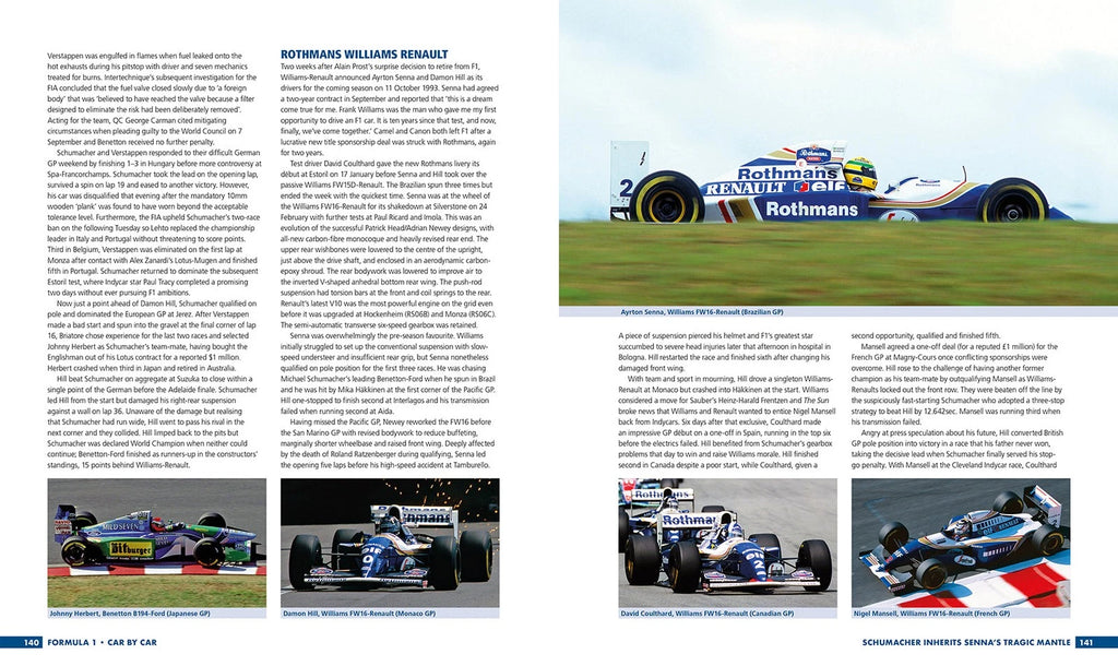 Formula 1 Cars for 1990-1999