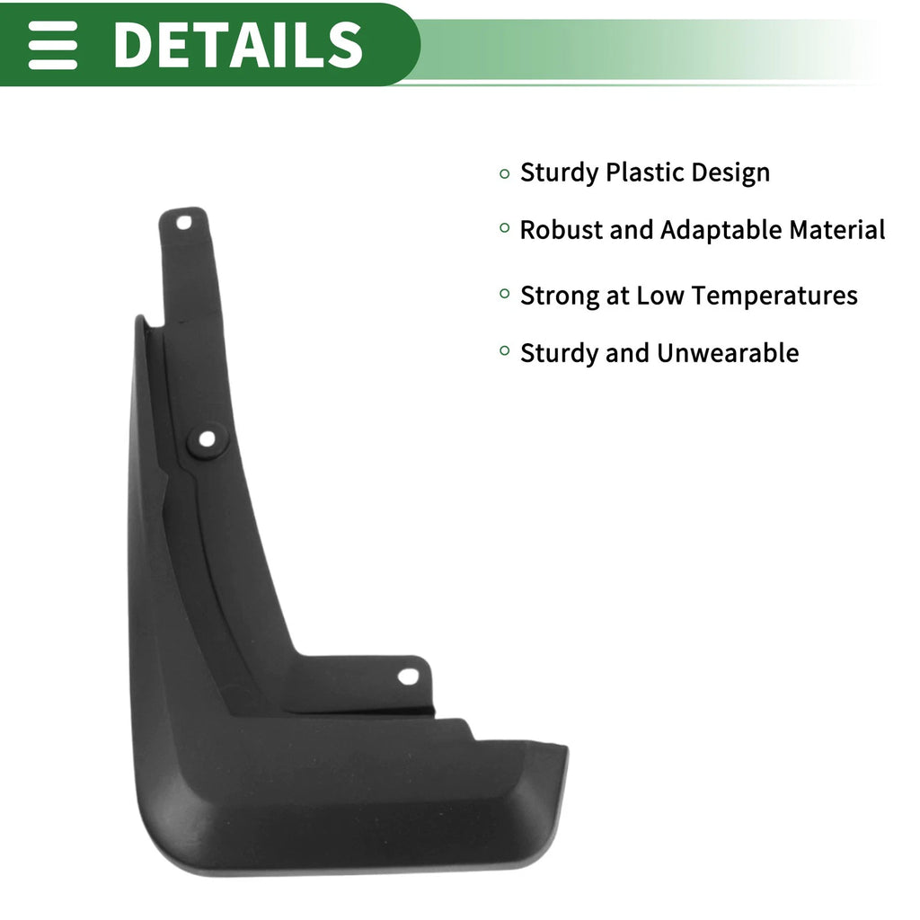 Mud Flaps Splash Guards for Ford Escape (2020) W/ Mount Accessories