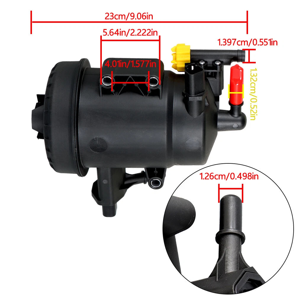 Fuel Filter Housing for Ram 2500 3500 4500 6.7L (2015–2018) 68157290AB/68157290AA