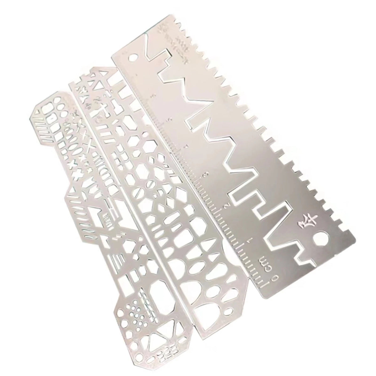4Pcs Drill Scribe Line Templates Ruler for 1/100 1/144 Model
