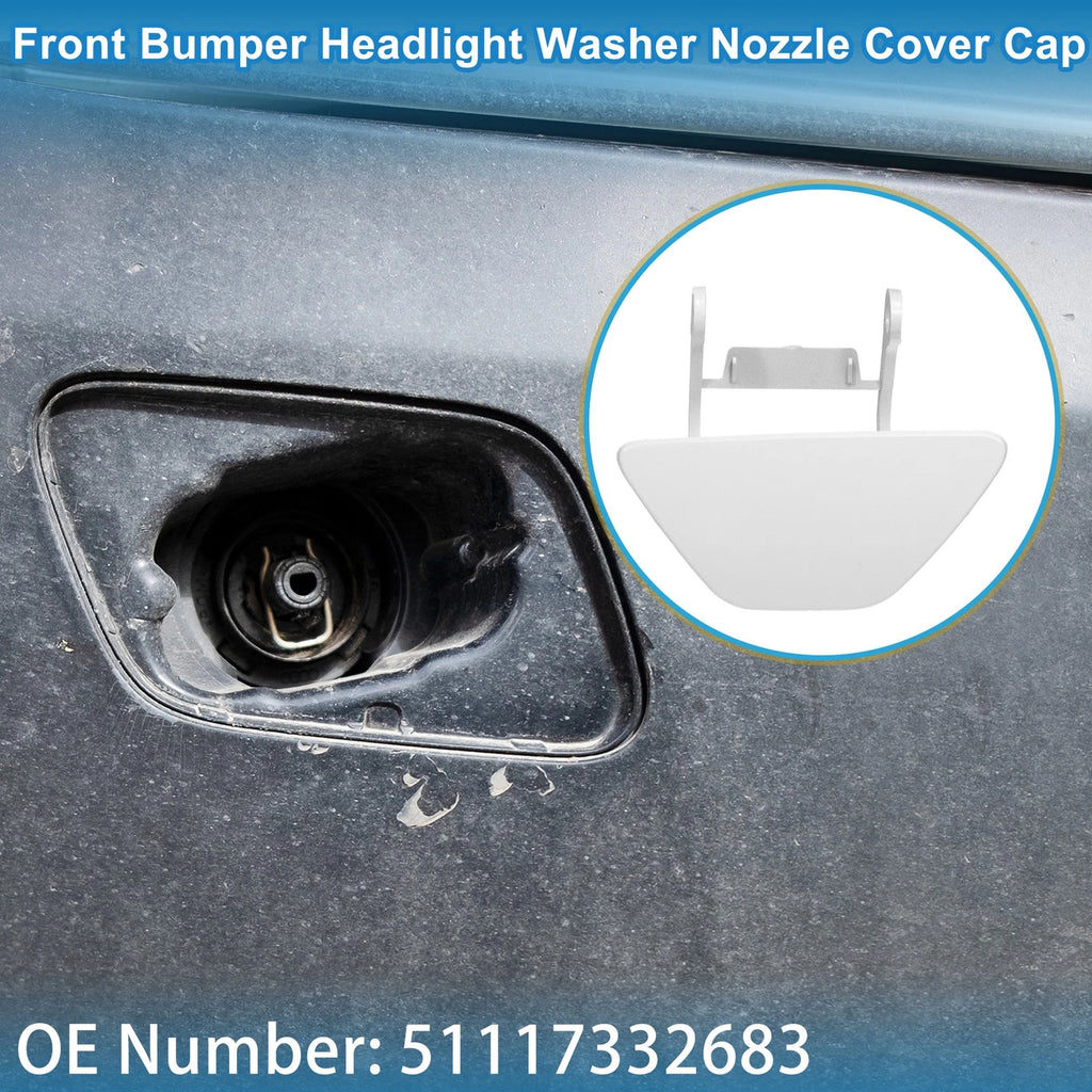 Washer Nozzle Cover Cap Front Left Replacement for BMW 528i (2014–2016)