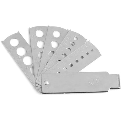Stainless Steel Measuring Tool for Gemstone Jewelry Making