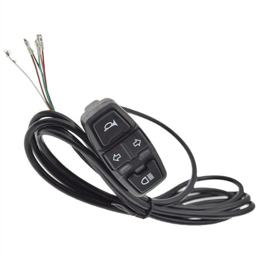 Handlebar Horn Button Turn Signal Fog Light Controller Switch for Motorcycle Scooter