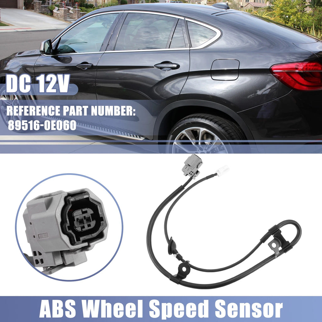 ABS Wheel Speed Sensor Rear Right Replacement for Toyota Highlander (2009–2013)