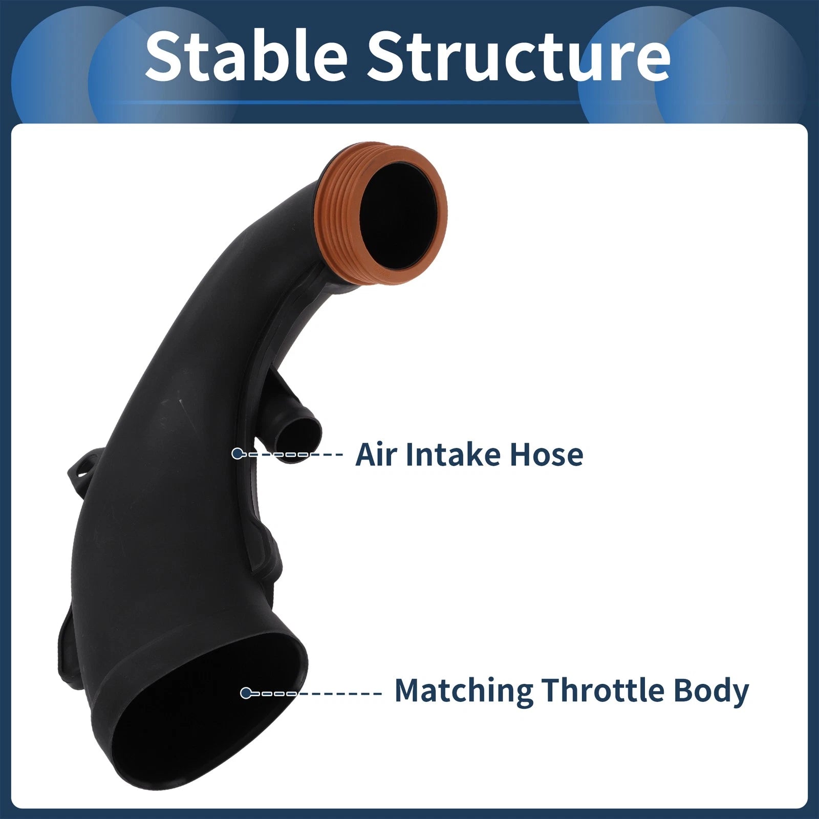 Engine Air Intake Hose Right for BMW 5 6 7 Series X5 X6 E70 (2007–2013)