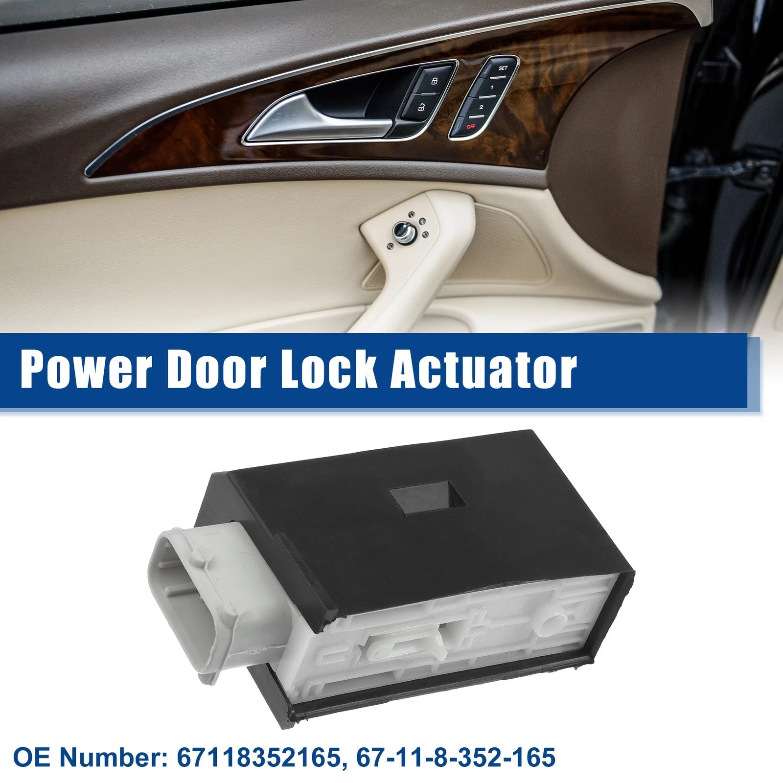 Front Left Rear Left Door Lock Latch Actuator for BMW 525i (2002–2010)
