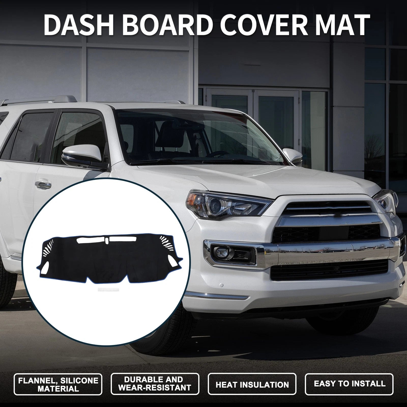 Dashboard Dash Cover Mat Replacement for Subaru Levorg (2015–2020)