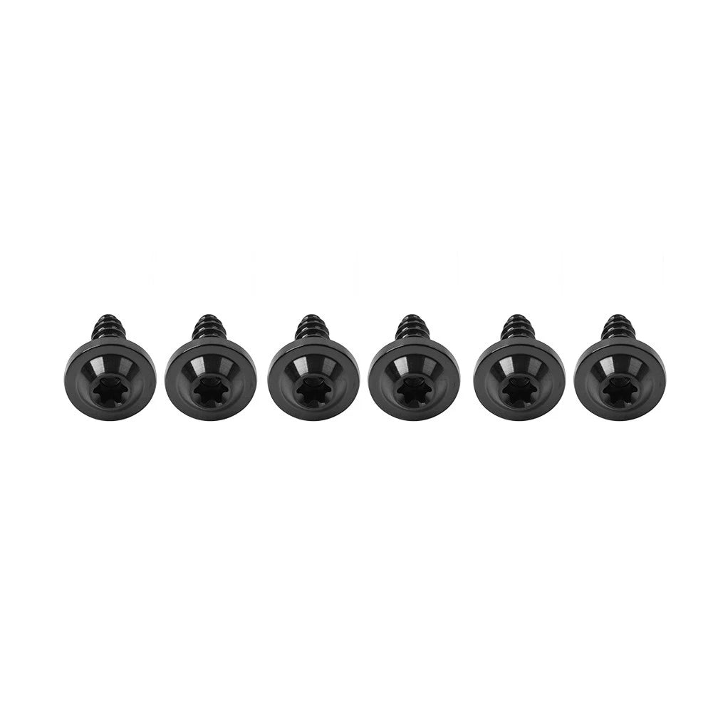Set of 6 Titanium M5x15mm Torx Head Self Tapping Screws Fasteners
