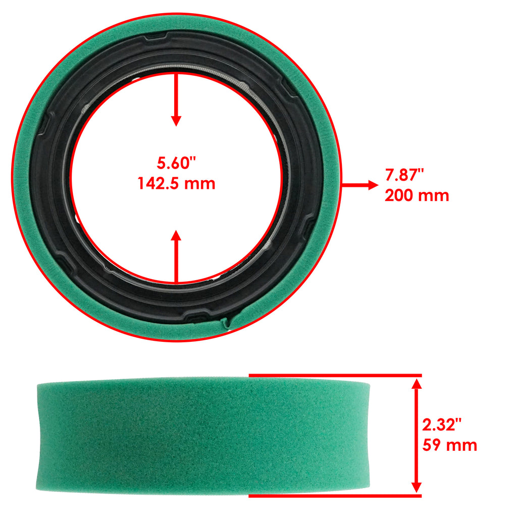Air and Oil Filter Kit Replacement for John Deere GT235 (2001–2018)