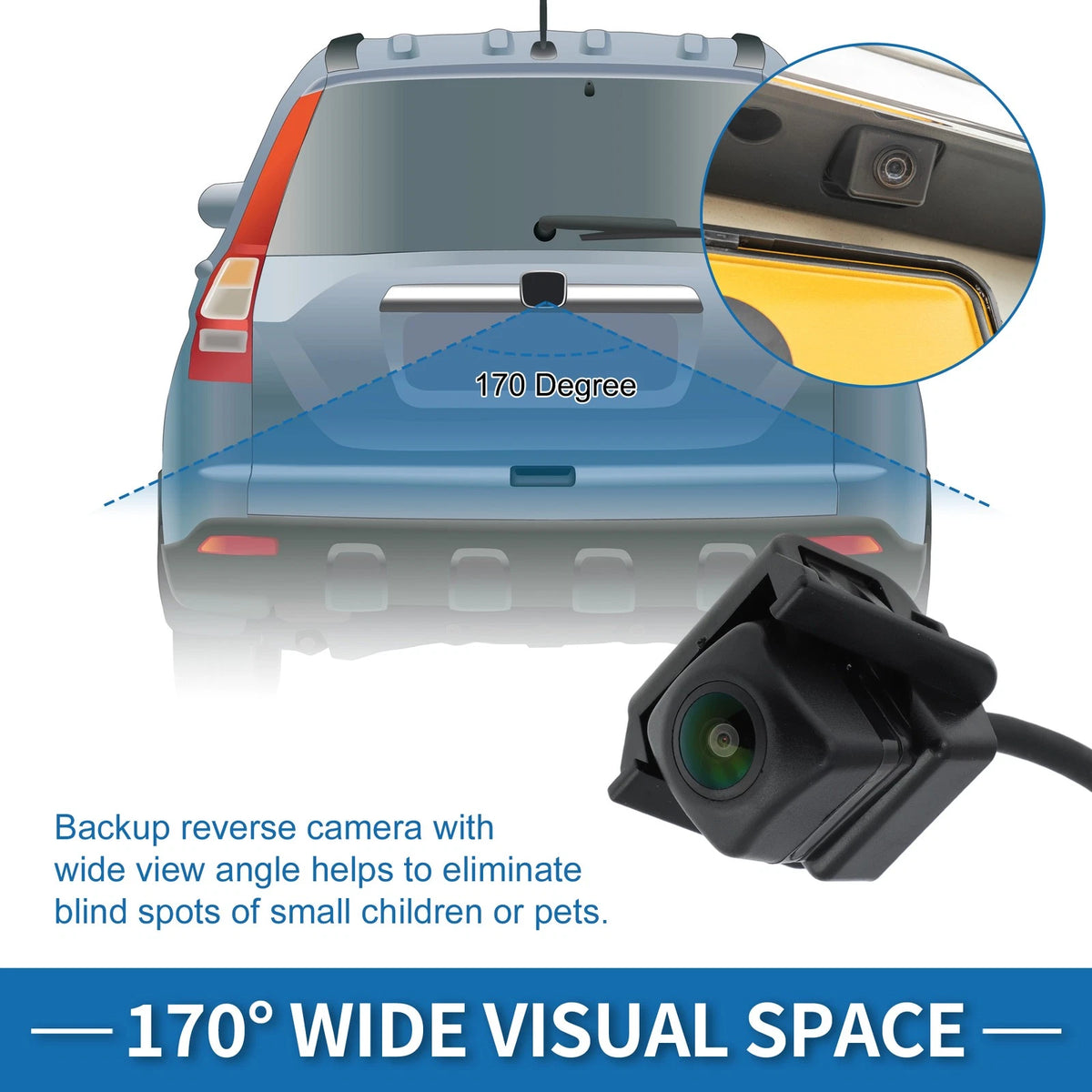 Rear View Backup Camera for Honda Civic (2018–2021) 39530TEAA21/HO 1960153