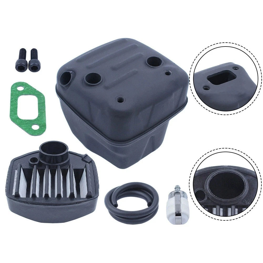 Replacement Muffler Exhaust Pipe Set for 357XP 359 355 357 Chainsaws