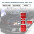 Gear Shift Panel Sticker for VW Golf 8 MK8 (2020–2023) - Red