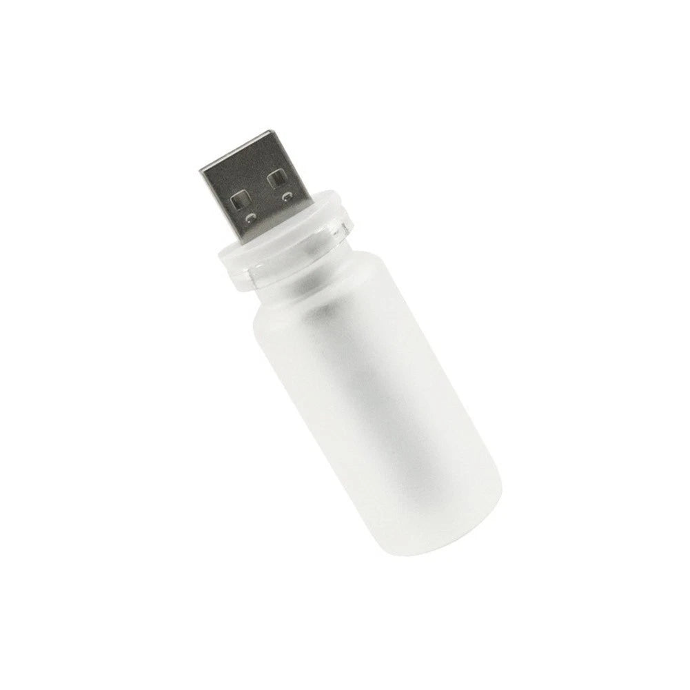 Car Ambient Lighting USB Frosted Glass Bottle Touch Control 7 Colors