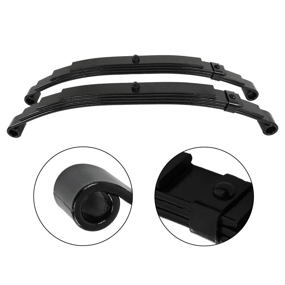 2X Trailer Leaf Spring 4 Leaf Double Eye 2500lbs for 5000lbs Axle