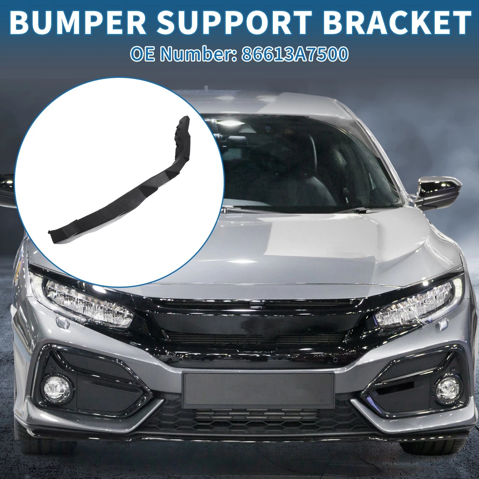 Right Front Bumper Retainer Bracket No.865821W200 for Kia Rio (2012–2015)
