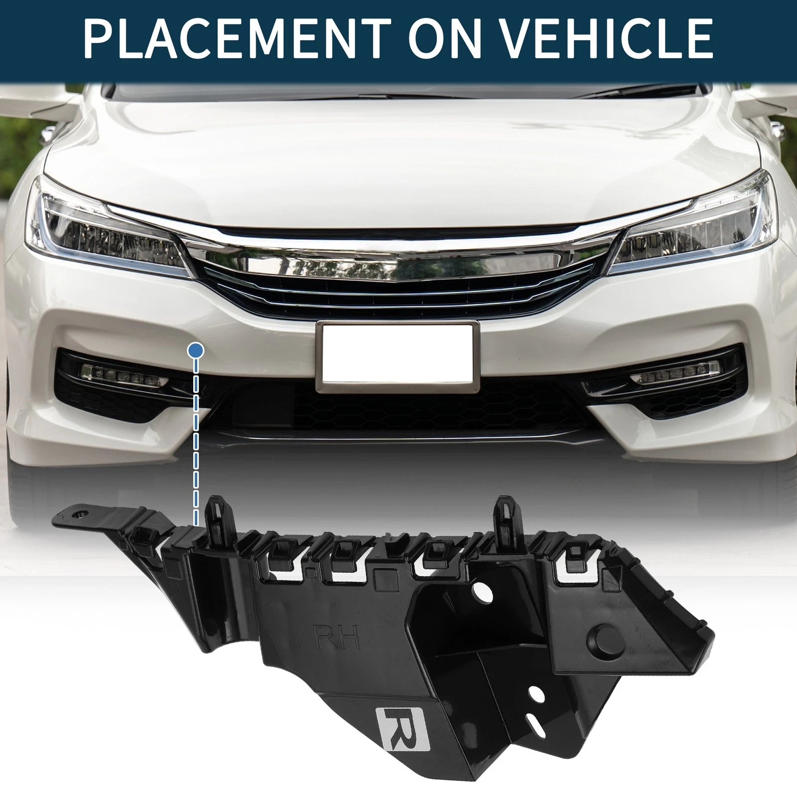 Right Front Bumper Retainer Bracket Replacement for Chevy Trax (2017–2022)