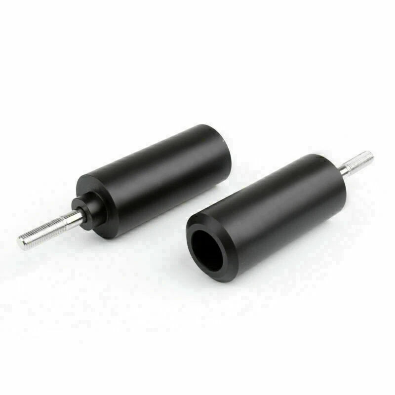 Frame Sliders Crash Protector for Yamaha FZ6 (2004–2009) No Cut Black Extended