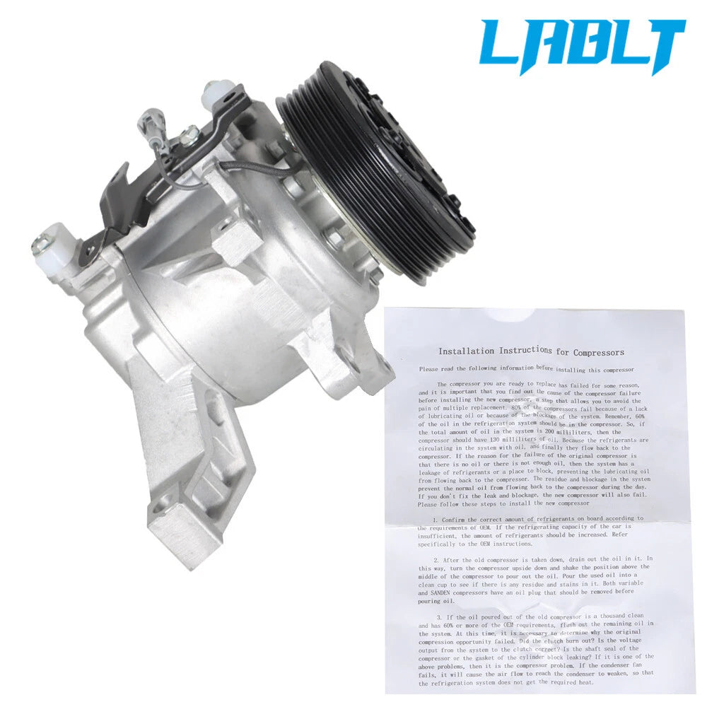 A/C Compressor w/Clutch for Subaru Impreza (2012–2016), Forester (2014–2015)