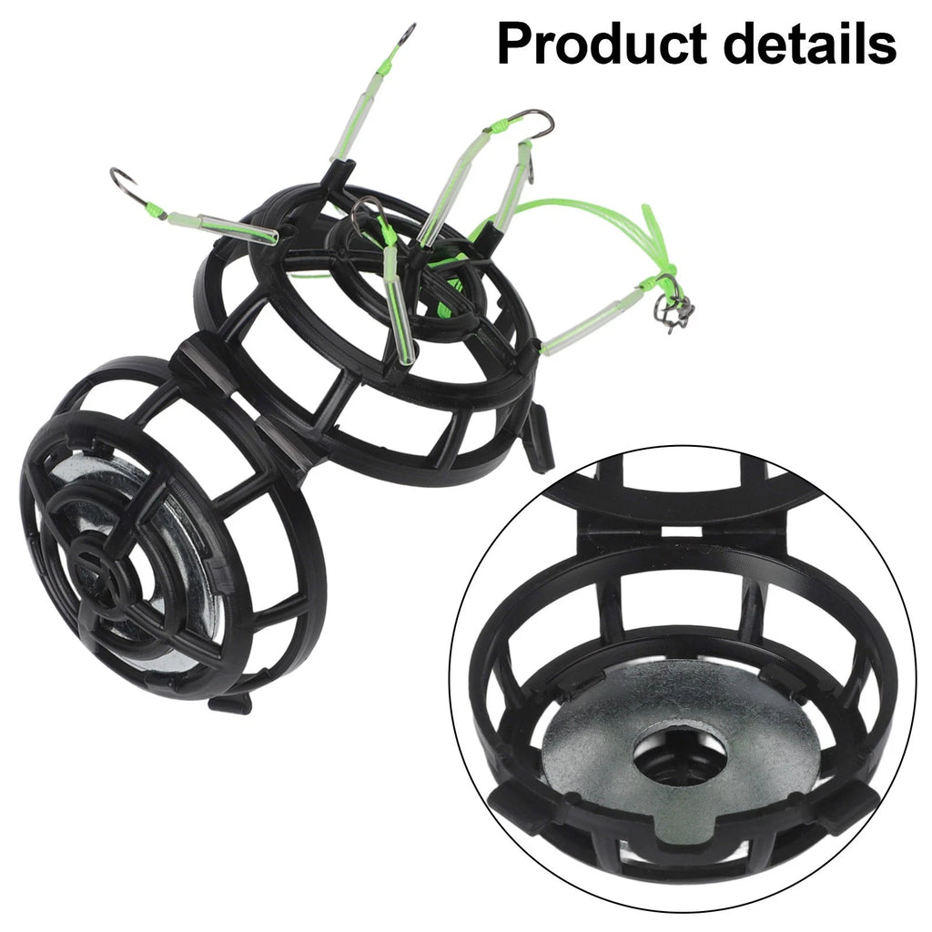 Double Hook Reverse Bottom Rig Saltwater Fishing Hooks 4# to 12#