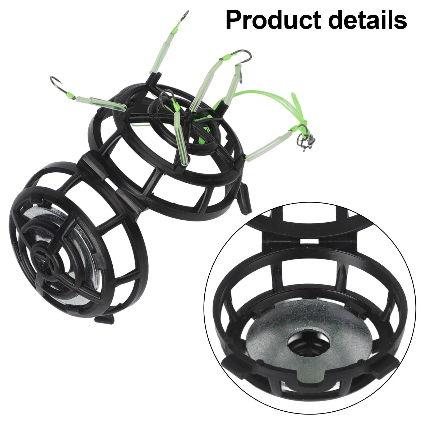 Double Hook Reverse Bottom Rig Saltwater Fishing Hooks 4# to 12#