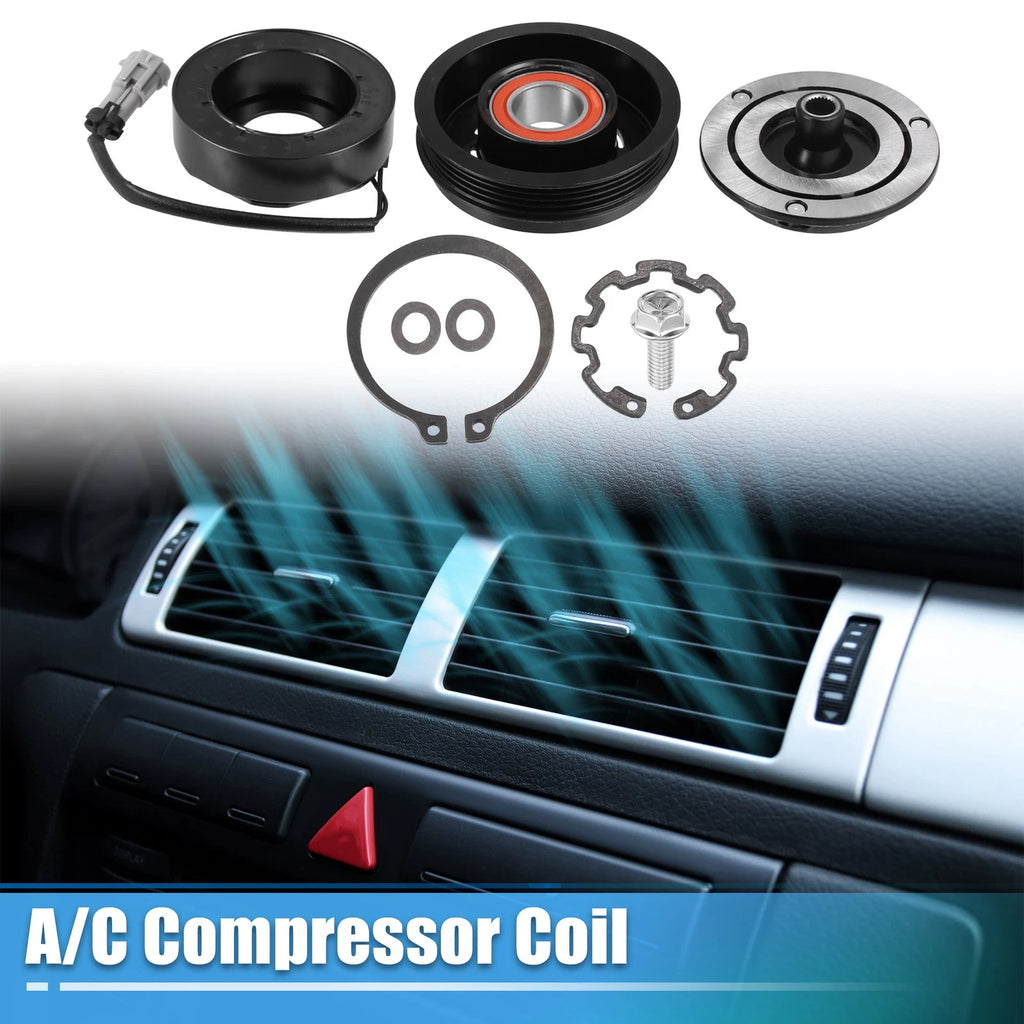 AC Compressor Clutch Kit Replacement Pulley Coil for Chevrolet Tahoe (2000–2014)