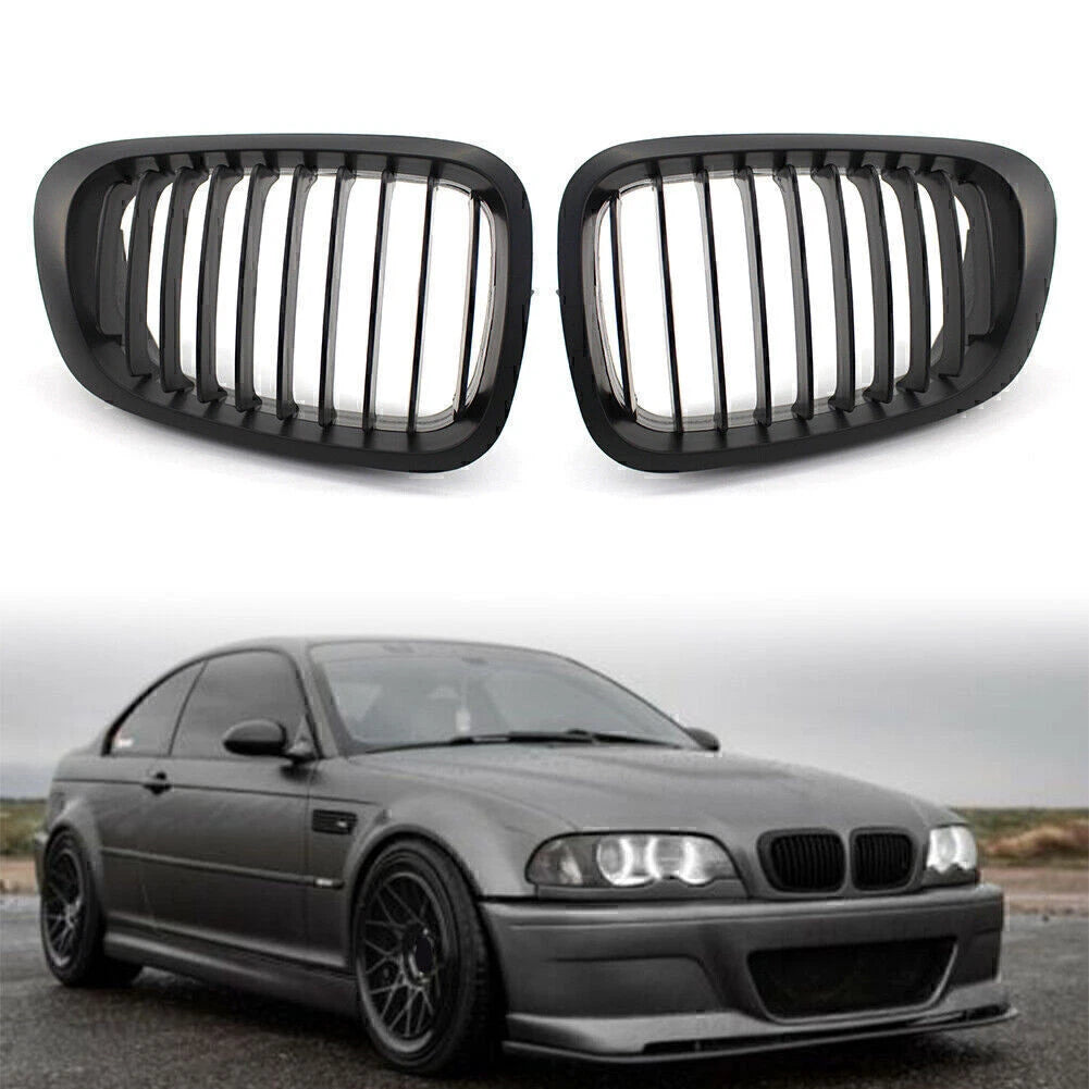 Front Kidney Bumper Grille for BMW 3-Series E46 Coupe (1999–2003)