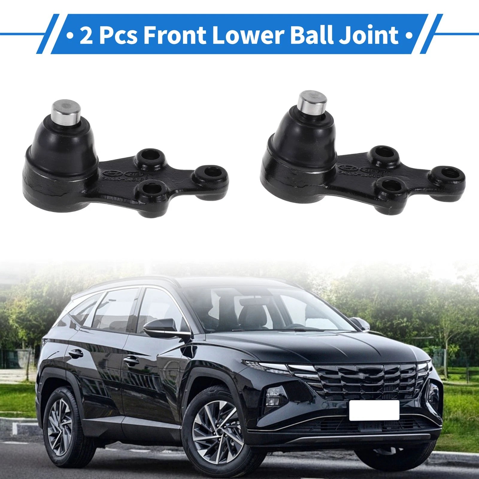 2 Pcs Front Lower Ball Joints Replacement for Hyundai Veracruz (2007–2012)