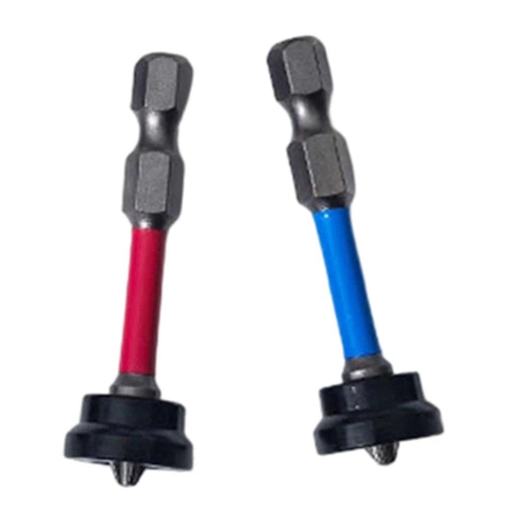 2X Magnetic Cross Head Screwdriver Bits for Plasterboard Positioning (50mm)