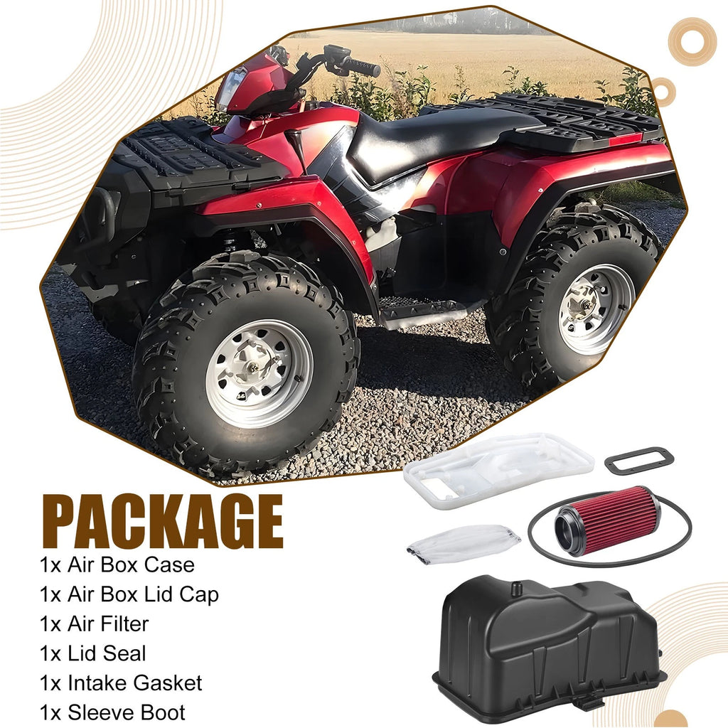 Airbox Case Lid Kit w/ Air Filter for Polaris Sportsman 500 6x6 (2000–2008)