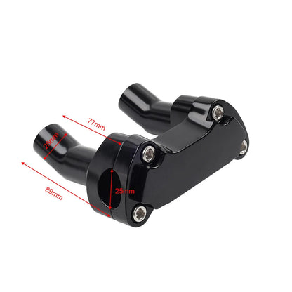 3.5" Handlebar Riser Top Clamp Kit for Harley Sportster XL Softail Dyna (2000–2023)