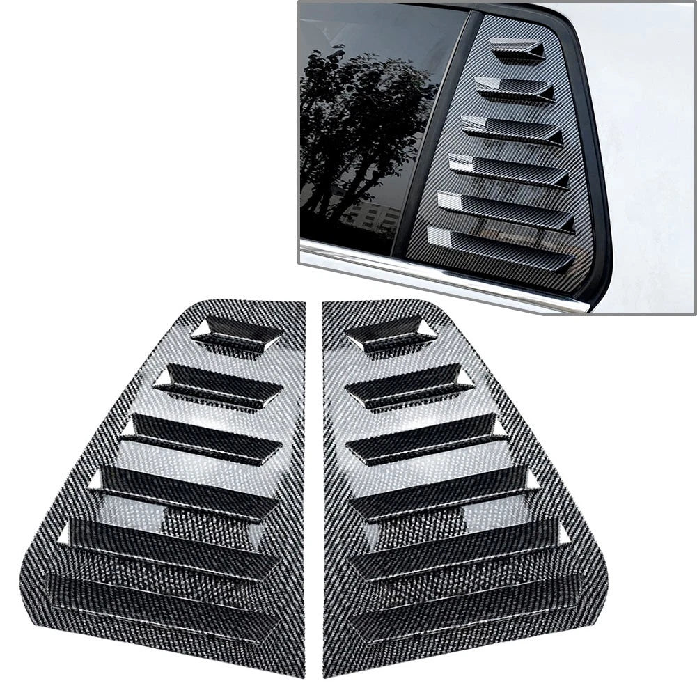 Set of 2 Rear Window Side Vent Shutter Louvers for VW Golf MK7 MK7.5 (2014–2019)