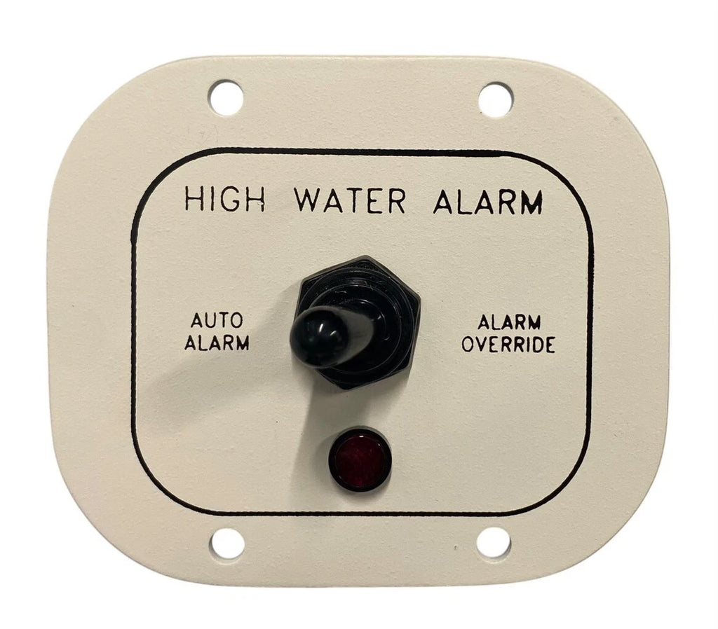 High Water Alarm Switch Panel for Boat (3.5 in x 3 in)