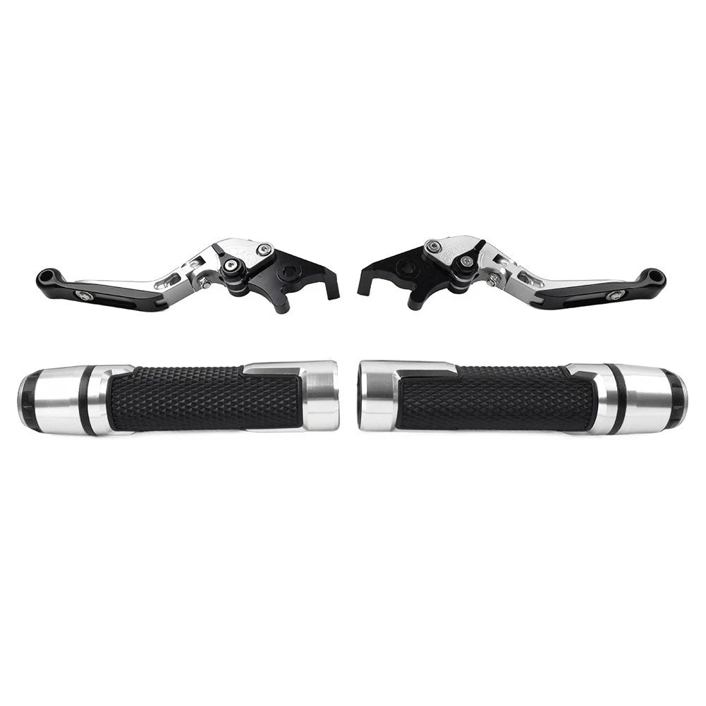 Folding Clutch & Brake Lever Set for Honda CB1100 (2013–2020) Silver