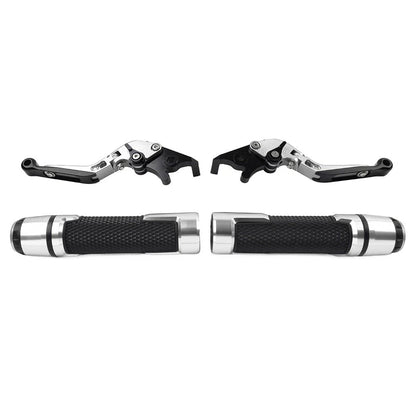 Folding Clutch & Brake Lever Set for Honda CB1100 (2013–2020) Silver
