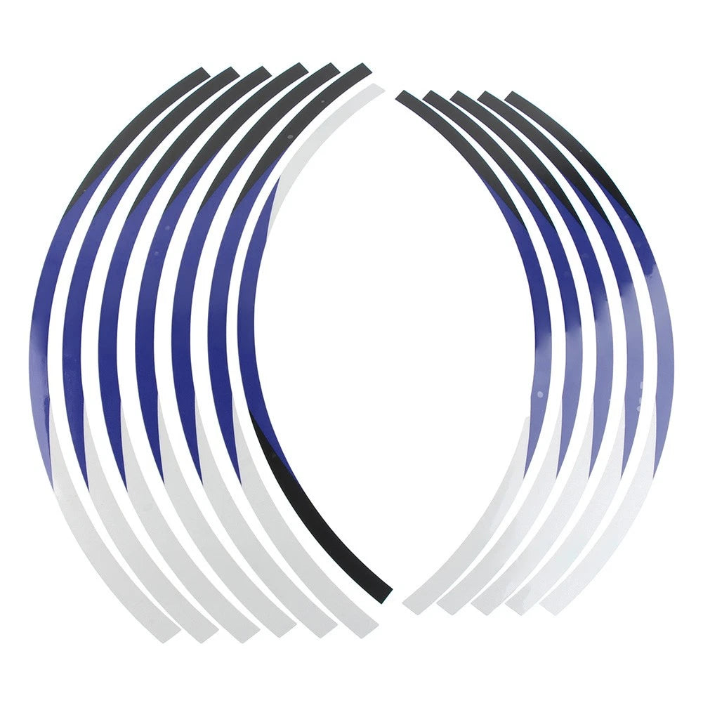 Wheel Edge Strip Tape Decals for Kawasaki KX 450 (2020–2021) Blue
