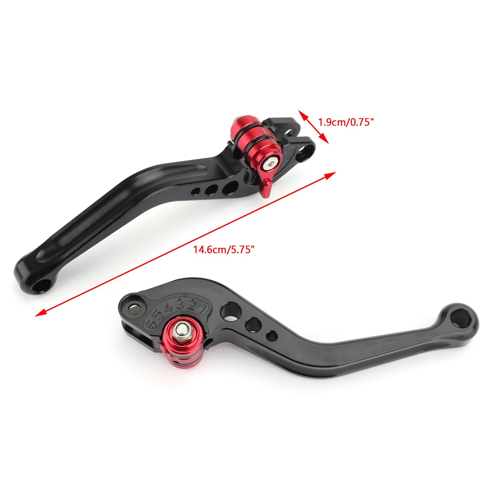 Short Clutch Brake Lever for Street Bike 790 (2018–2019) Black